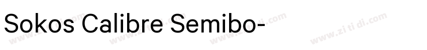 Sokos Calibre Semibo字体转换